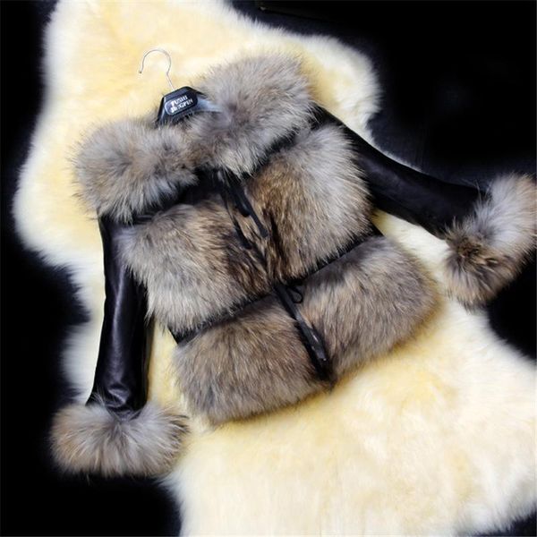 2021 new winter clothes faux fur jacket women fashion splicing pu slim short large size faux fur outerwear ladies coat, Black
2021 new winter clothes faux fur jacket women fashion splicing pu slim short large size faux fur outerwear ladies coat, Black