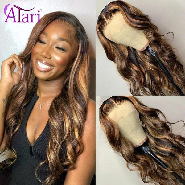 lace wigs highlight ombre human hair 180% transparent wig brazilian virgin front glueless body wave for women, Black;brown
lace wigs highlight ombre human hair 180% transparent wig brazilian virgin front glueless body wave for women, Black;brown