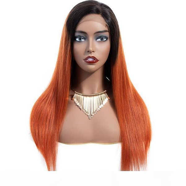 1b 350 ombre lace front wig glueless human hair straight peruvian remy 4x4 closure wig with baby hair for black women orange colored wig, Black;brown
1b 350 ombre lace front wig glueless human hair straight peruvian remy 4x4 closure wig with baby hair for black women orange colored wig, Black;brown