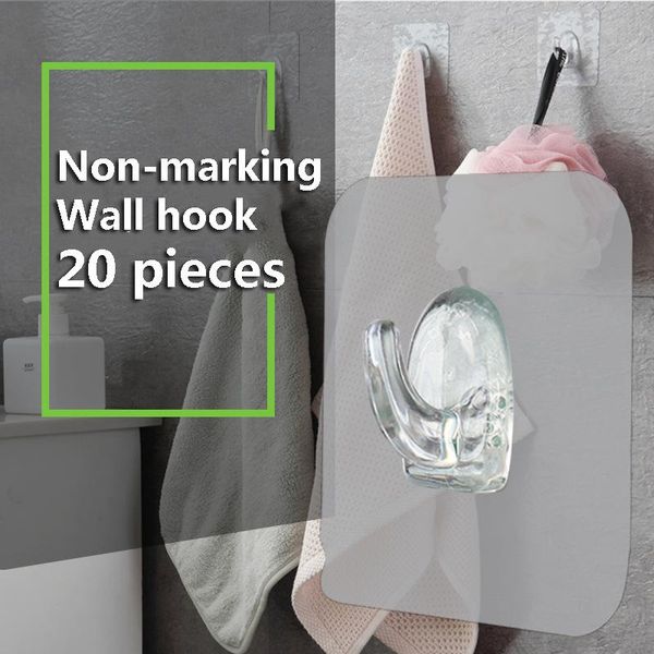 20pcs transparent wall hook strong self adhesive door wall hangers hooks suction heavy load rack cup sucker for kitchen bathroom
20pcs transparent wall hook strong self adhesive door wall hangers hooks suction heavy load rack cup sucker for kitchen bathroom
