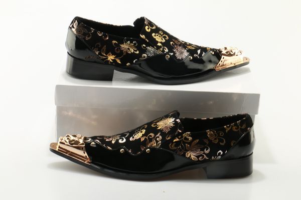zapatos hombre из натуральной кожи мужской обуви металлических острого носа черных шипы бездельники оксфорд обувь для мужчин sapato социальн, Black
zapatos hombre из натуральной кожи мужской обуви металлических острого носа черных шипы бездельники оксфорд обувь для мужчин sapato социальн, Black