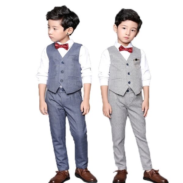 flower boys clothing set school kids wedding formal dress vest pants 2pcs suit children birtdahy prom ceremony costume 201127, White
flower boys clothing set school kids wedding formal dress vest pants 2pcs suit children birtdahy prom ceremony costume 201127, White