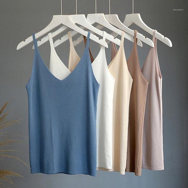 2020 summer vest tank thin knitted silk cotton women's thin bottoming vest slim solid color bottoming jacket and elastic1, White
2020 summer vest tank thin knitted silk cotton women's thin bottoming vest slim solid color bottoming jacket and elastic1, White