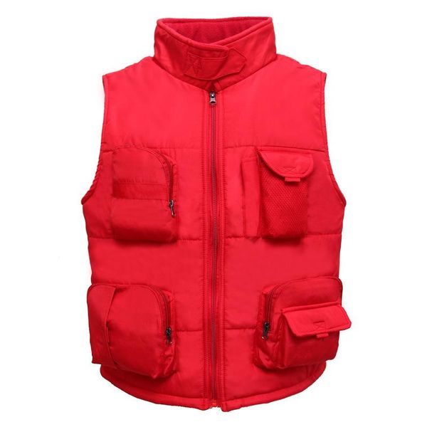 hoho 2020 men autumn and winter brushed and thick stand collar multi-pockets vest stand collar warm vest, Black;white
hoho 2020 men autumn and winter brushed and thick stand collar multi-pockets vest stand collar warm vest, Black;white