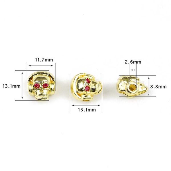 jhnby 4pcs headset skull pendants copper spacer beads pave cz charms loose beads for jewelry bracelet bangle making diy findings wmtoor, Bronze;silver
jhnby 4pcs headset skull pendants copper spacer beads pave cz charms loose beads for jewelry bracelet bangle making diy findings wmtoor, Bronze;silver