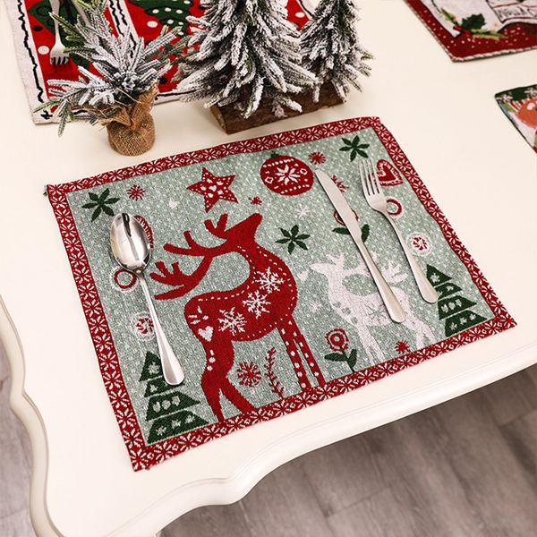 2021 mat decoration table placemat christmas series dinning accessories tableware dinner coaster heat-insulation pad tslm1 new
2021 mat decoration table placemat christmas series dinning accessories tableware dinner coaster heat-insulation pad tslm1 new