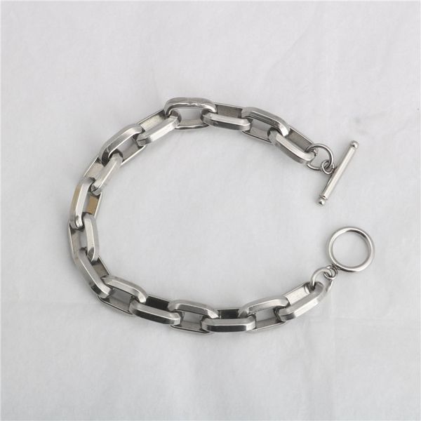 yc jewelry long flat wide otbracelet chain titanium steel stainless steel personality hip hop dance ins dance bracelet trend y3wan, Golden;silver
yc jewelry long flat wide otbracelet chain titanium steel stainless steel personality hip hop dance ins dance bracelet trend y3wan, Golden;silver