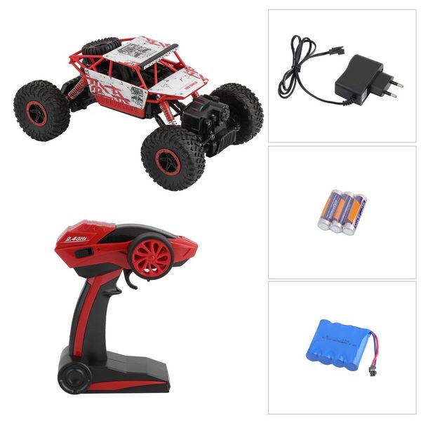 fast shipping 2.4g 4wd rock crawlers driving car double motors drive bigfoot rc car model off-road vehicle toy eu plug
fast shipping 2.4g 4wd rock crawlers driving car double motors drive bigfoot rc car model off-road vehicle toy eu plug