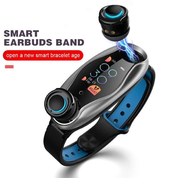 intelligent waterproof sports watch ip67, fitns wristband, wirels headset 2 in 1, bluetooth 5.0
intelligent waterproof sports watch ip67, fitns wristband, wirels headset 2 in 1, bluetooth 5.0