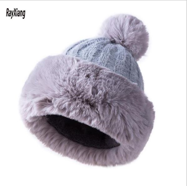 knitted hat women winter soft keep warm beanies female plus velvet pompom knit cap outdoor warm casual hat skullies, Blue;gray
knitted hat women winter soft keep warm beanies female plus velvet pompom knit cap outdoor warm casual hat skullies, Blue;gray