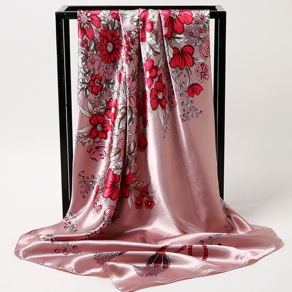 small silk scarf female imitation silk large square bundle retro spring and autumn square scarf wholesale, Blue;gray
small silk scarf female imitation silk large square bundle retro spring and autumn square scarf wholesale, Blue;gray