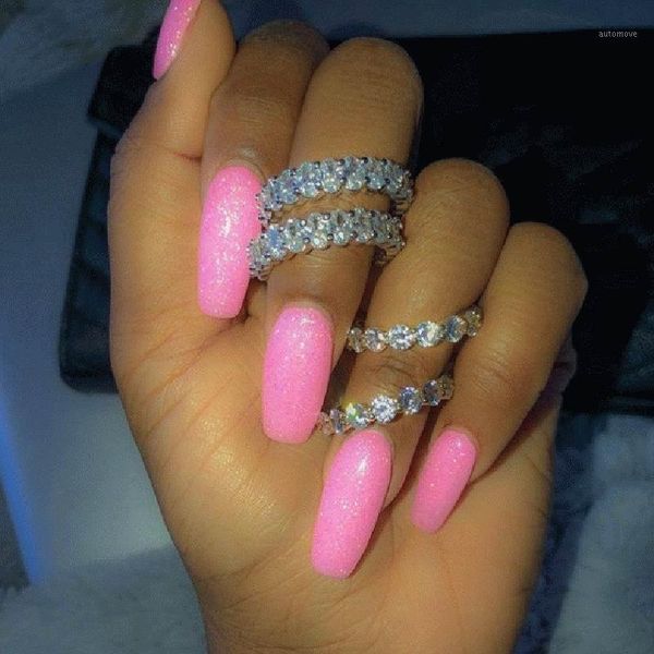 2020 new iced out rose gold pink cz eternity band ring luxury jewelry 5a stone promise party hiphop bling women ring1, Golden;silver
2020 new iced out rose gold pink cz eternity band ring luxury jewelry 5a stone promise party hiphop bling women ring1, Golden;silver