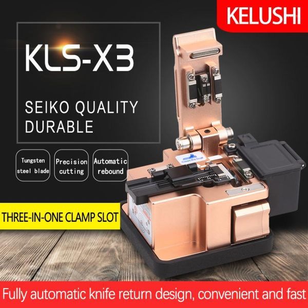 kelushi kls-x3 optical fiber cleaver fiber optic cable cutter ftth tool cutting knife high precision 24-surface-blade1
kelushi kls-x3 optical fiber cleaver fiber optic cable cutter ftth tool cutting knife high precision 24-surface-blade1