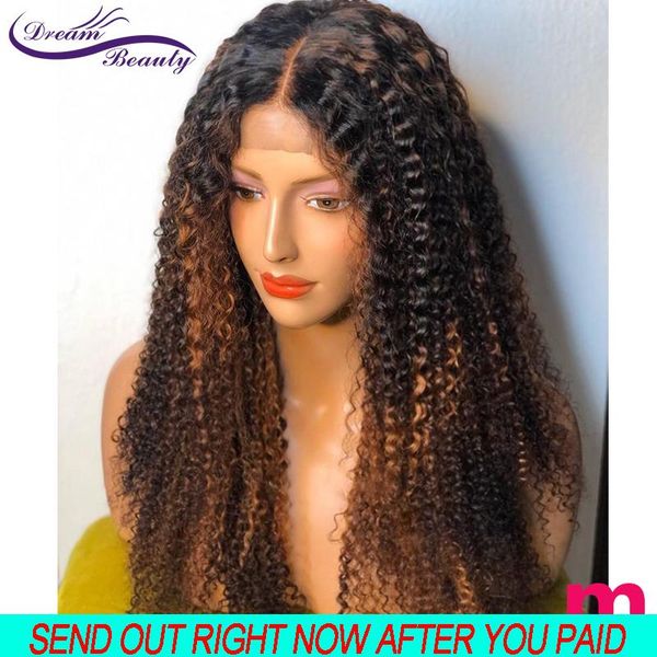 blonde highlight wig 4x4 closurewig curly 180% ombre colored lace closure human hair wigs brazilian remy preplucked dream beauty, Black;brown
blonde highlight wig 4x4 closurewig curly 180% ombre colored lace closure human hair wigs brazilian remy preplucked dream beauty, Black;brown