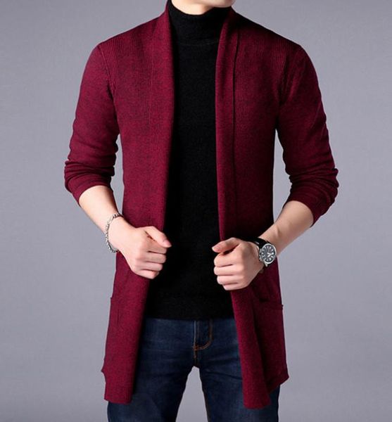 sweater coats new men fashion spring autumn men slim long solid color knitted jacket casual sweater cardigan coats, White;black
sweater coats new men fashion spring autumn men slim long solid color knitted jacket casual sweater cardigan coats, White;black