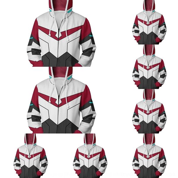 jd4gu hoodie 3d king kong voltroncosplay lance animation zipper zipper 3d king kong hoodie sweater sweater lance voltroncosplay animation d8, Black