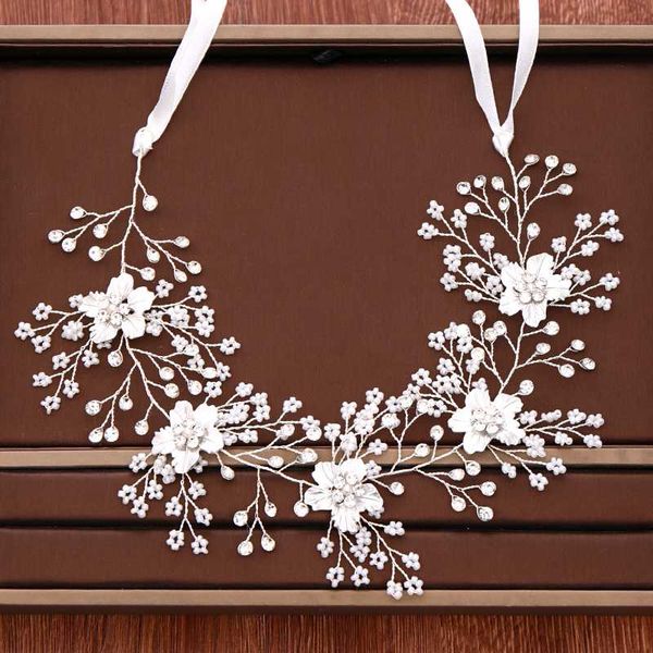 white flower headband wedding bridal hair accessories headpiece rhinestone wedding headband hair ornaments handmade bridal tiara, Golden;silver
white flower headband wedding bridal hair accessories headpiece rhinestone wedding headband hair ornaments handmade bridal tiara, Golden;silver