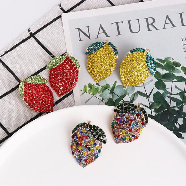 stud sweet cute fruits rhinestone korean style strawberry colorful crystal large ear jewelry women evening accessories gifts1, Golden;silver
stud sweet cute fruits rhinestone korean style strawberry colorful crystal large ear jewelry women evening accessories gifts1, Golden;silver