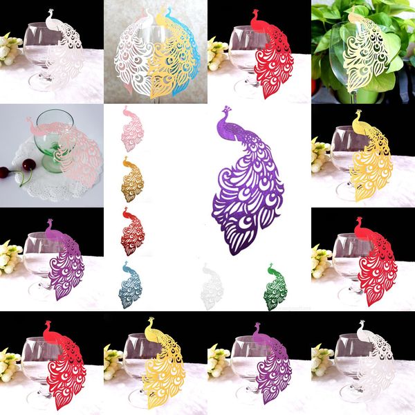 peacock factory glass wine laser card name cut place escort wedding party decorations cup cards 24
peacock factory glass wine laser card name cut place escort wedding party decorations cup cards 24