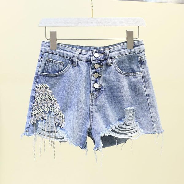fashion rave shorts 2019 summer new women loose shorts edge sequins denim tassel diamond high waist short1, White;black
fashion rave shorts 2019 summer new women loose shorts edge sequins denim tassel diamond high waist short1, White;black