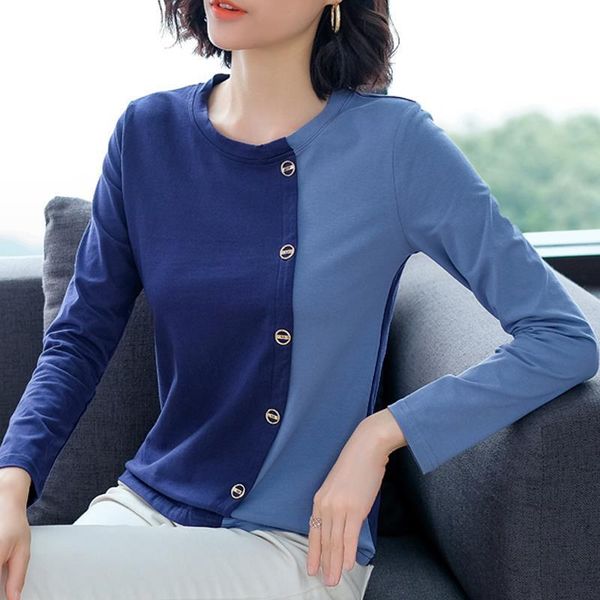 autumn plus size cotton blouse women sleeveless button clothes korean color matching and blouses long sleeve blusas mujer 2021, White
autumn plus size cotton blouse women sleeveless button clothes korean color matching and blouses long sleeve blusas mujer 2021, White