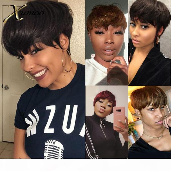 xumoo bob wig human brazilian hair wigs black brown pixie cut wig full machine made wigs with bangs human hair for women
xumoo bob wig human brazilian hair wigs black brown pixie cut wig full machine made wigs with bangs human hair for women