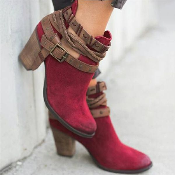 ankle boots suede leather casual high heels fashion square rubber khaki buckle strap shoes for women summer boots size 34-43 t200104, Black
ankle boots suede leather casual high heels fashion square rubber khaki buckle strap shoes for women summer boots size 34-43 t200104, Black