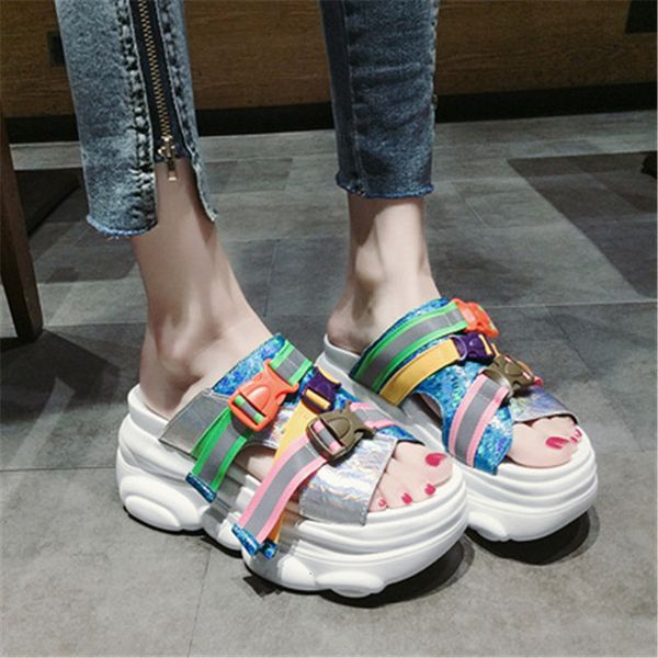 2021 new women's -fashion chunky slippers will see feminine peep high heels heel sandals casual girl beach t0nw, Black
2021 new women's -fashion chunky slippers will see feminine peep high heels heel sandals casual girl beach t0nw, Black