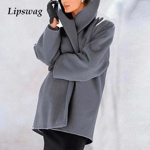 autumn winter warm elegant women wool coat retro solid pocket single button long jacket casual female plus size cardigan oat, Black
autumn winter warm elegant women wool coat retro solid pocket single button long jacket casual female plus size cardigan oat, Black