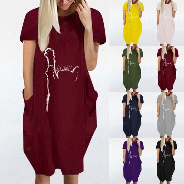 womail women dress loose love print o-neck pockets casual short sleeves dresses summer sundress beachwear dresses sukienka, Black;gray
womail women dress loose love print o-neck pockets casual short sleeves dresses summer sundress beachwear dresses sukienka, Black;gray