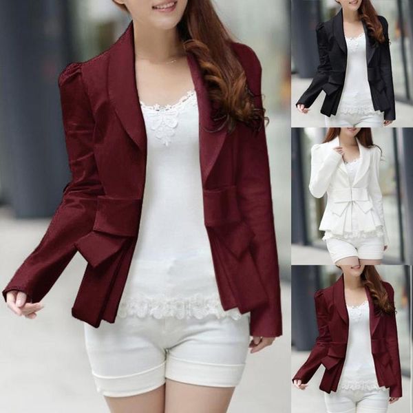 women's suits & blazers fashion open front notched blazer 2021 autumn women formal jackets office work slim fit white ladies, White;black
women's suits & blazers fashion open front notched blazer 2021 autumn women formal jackets office work slim fit white ladies, White;black