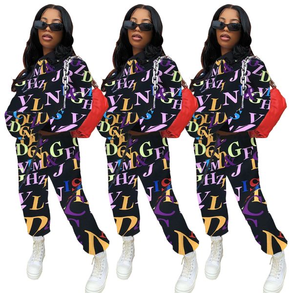 cl103 european and american women's spring new casual fashion multi-letter printing loose two-piece suit 2021, White
cl103 european and american women's spring new casual fashion multi-letter printing loose two-piece suit 2021, White