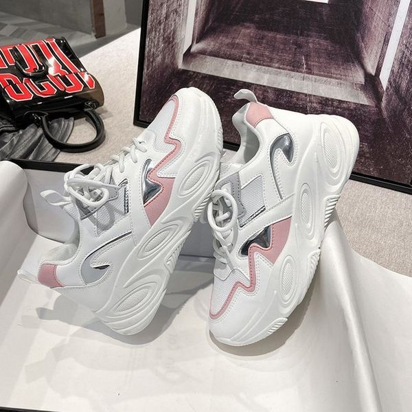 2021 new thick spring sneakers autumn vulcan tennis from women female dad's casual shoes ki9d, Black;white
2021 new thick spring sneakers autumn vulcan tennis from women female dad's casual shoes ki9d, Black;white