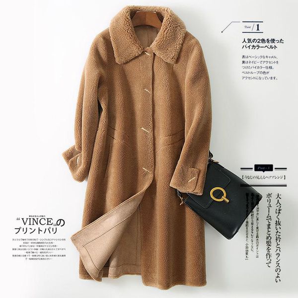 2021 new women winter fashion long nature teddy wool lamb fur outwears female casual genuine sheep shearing fur jacket coats z12, Black
2021 new women winter fashion long nature teddy wool lamb fur outwears female casual genuine sheep shearing fur jacket coats z12, Black