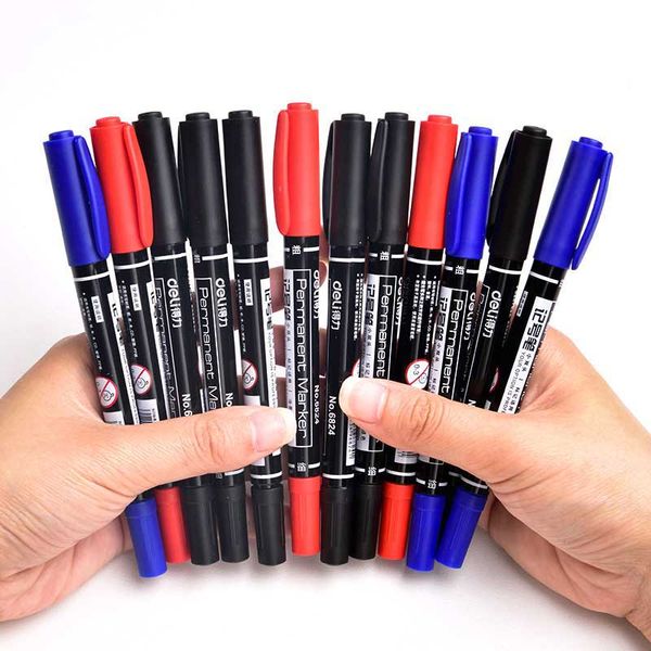 9pcs/set twin tip permanent markers black redblue ink 0.5mm-1mm pens for school office supplies student stationery, Black;red
9pcs/set twin tip permanent markers black redblue ink 0.5mm-1mm pens for school office supplies student stationery, Black;red