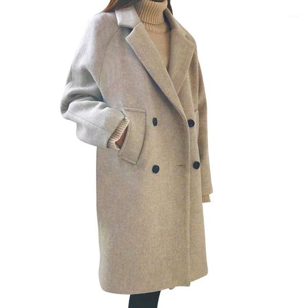 women's wool & blends fashion design women pockets solid double breasted winter warm long sleeve woolen jacket coat winter1, Black
women's wool & blends fashion design women pockets solid double breasted winter warm long sleeve woolen jacket coat winter1, Black