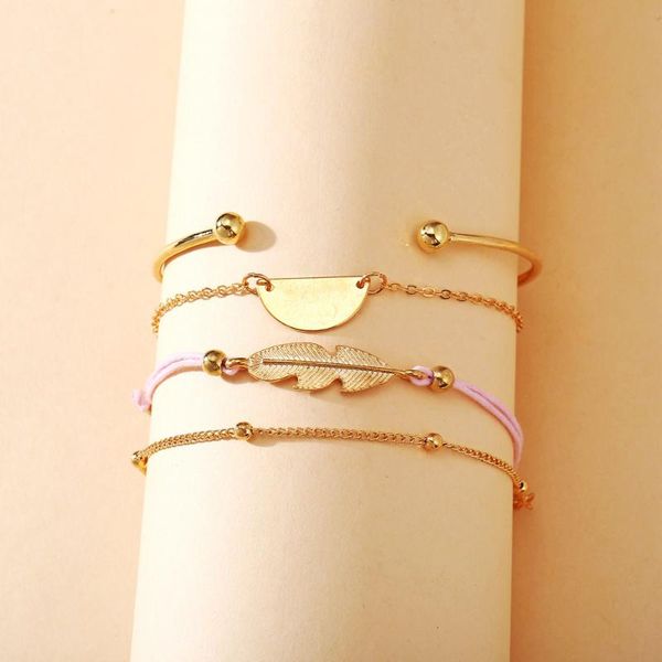 4 pcs/set luxury retro boho valentines day bracelet kpop jewelry para pulseras gift for friends bijoux accessories luxury homme, Golden;silver
4 pcs/set luxury retro boho valentines day bracelet kpop jewelry para pulseras gift for friends bijoux accessories luxury homme, Golden;silver