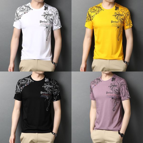 4ho4k 2020 summer cotton cottont-shirt neck cottonnew men's round mercerized mercerized cotton short thin for young and middle-aged men, Blue
4ho4k 2020 summer cotton cottont-shirt neck cottonnew men's round mercerized mercerized cotton short thin for young and middle-aged men, Blue