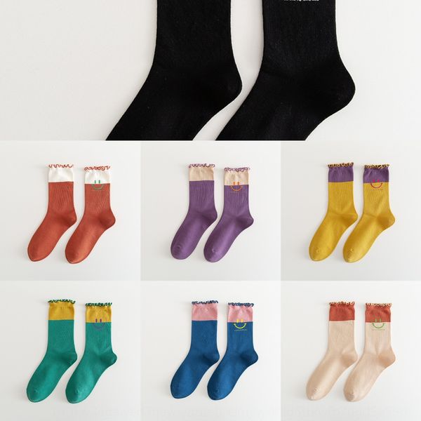 women's socks in autumn and winter with contrasting colorssmiling faceembroidered combed in autumn and winter women's sockscottont, Black
women's socks in autumn and winter with contrasting colorssmiling faceembroidered combed in autumn and winter women's sockscottont, Black