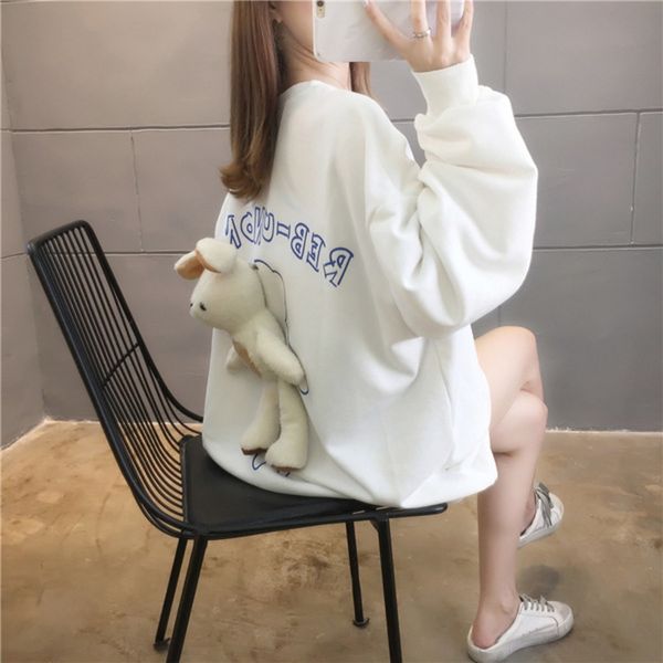 2020 новая корейская печать с кроликом тонкого пальто underpants верхних назад швейниками женщин свободной среды и длинные нижнего недостающ, Black
2020 новая корейская печать с кроликом тонкого пальто underpants верхних назад швейниками женщин свободной среды и длинные нижнего недостающ, Black
