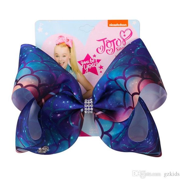 jojo siwa hair bow children's 8 inch new colourful mermaid series on valentine's day europe and america, Slivery;white
jojo siwa hair bow children's 8 inch new colourful mermaid series on valentine's day europe and america, Slivery;white