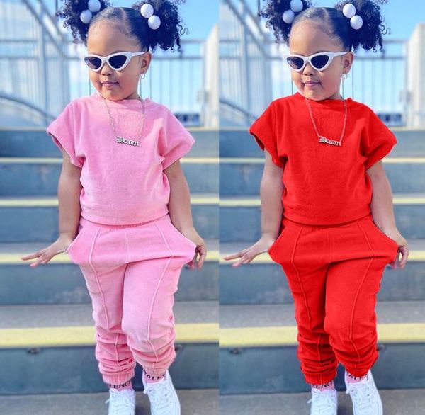 children's short sleeved hoodie two-piece sets baby set insta-style clothing set girls suit, White
children's short sleeved hoodie two-piece sets baby set insta-style clothing set girls suit, White