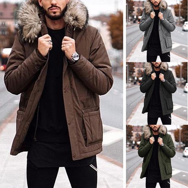 2020 winter hoodies men coat long sleeve solid color warm fake fur hooded jacket casaco masculino oversize abrigo hombre clothes1, Black
2020 winter hoodies men coat long sleeve solid color warm fake fur hooded jacket casaco masculino oversize abrigo hombre clothes1, Black