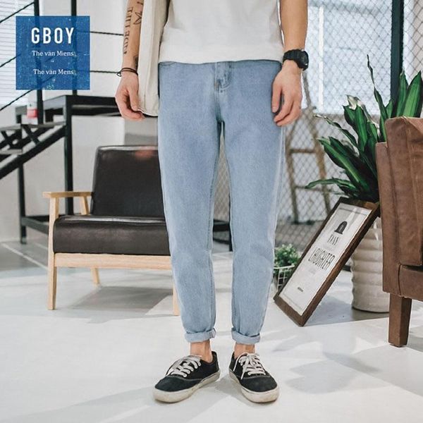 wholesale 2020 fashion teenagers denim jeans men's slim loose brand young feet all-match fashion korean trend harem pants, Blue
wholesale 2020 fashion teenagers denim jeans men's slim loose brand young feet all-match fashion korean trend harem pants, Blue