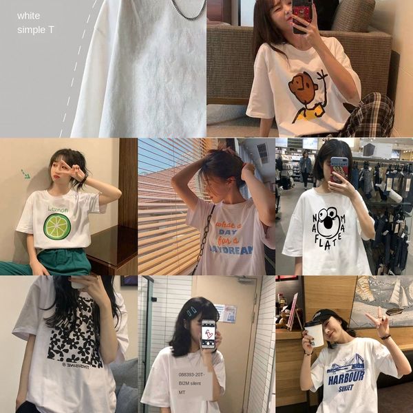2020 рыхлый база с коротким рукавом женская одежда weart футболки случайные wearsummer одежды лета повседневной одежды корейских женщин футб, White
2020 рыхлый база с коротким рукавом женская одежда weart футболки случайные wearsummer одежды лета повседневной одежды корейских женщин футб, White