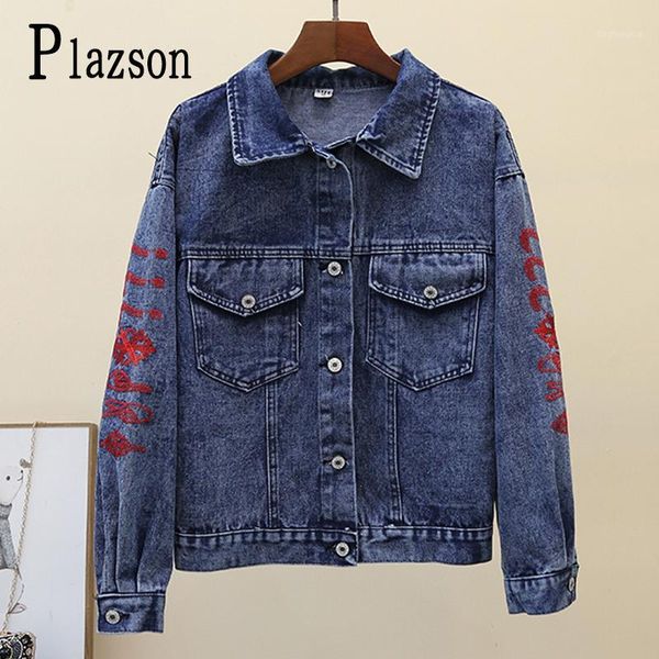 vintage letter print jeans jacket women autumn winter embroidery loose bf ripped denim coat female bomber jackets chaqueta mujer1, Black;brown
vintage letter print jeans jacket women autumn winter embroidery loose bf ripped denim coat female bomber jackets chaqueta mujer1, Black;brown