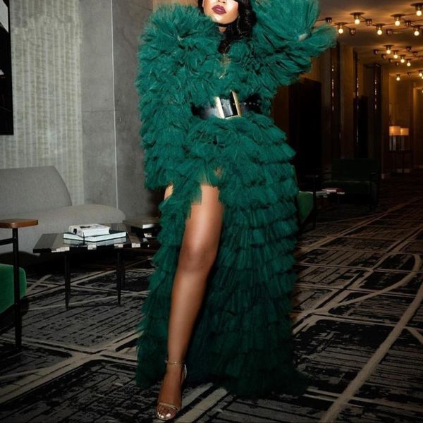party dresses chic emerald green ruffles tiered prom full sleeves tutu women robes gowns fashion formal dress, White;black
party dresses chic emerald green ruffles tiered prom full sleeves tutu women robes gowns fashion formal dress, White;black