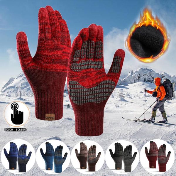 five fingers gloves knitted winter cashmere women mittens autumn warm thick touch screen skiing, Blue;gray
five fingers gloves knitted winter cashmere women mittens autumn warm thick touch screen skiing, Blue;gray