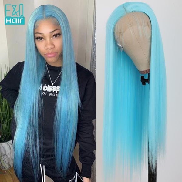 lace wigs transparent straight part front human hair for black women brazilian remy blue colored 180%, Black;brown
lace wigs transparent straight part front human hair for black women brazilian remy blue colored 180%, Black;brown
