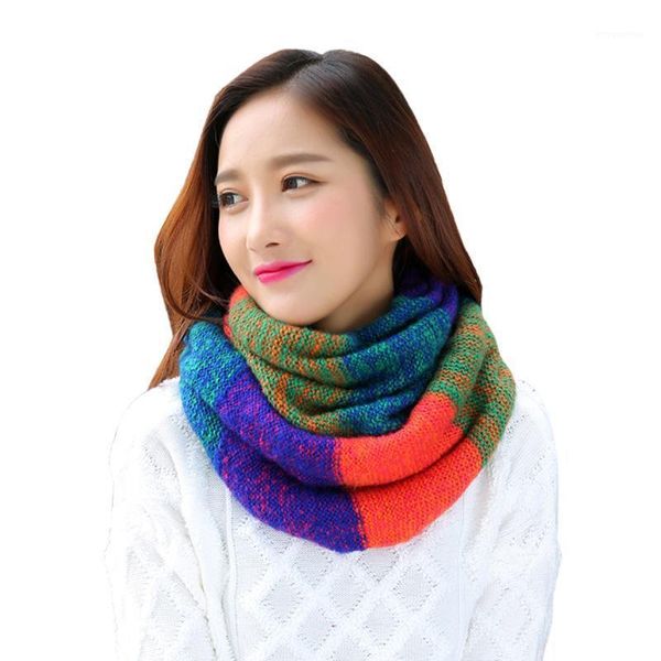2020 autumn and winter new scarf women korean version of knitted bib ladies thick warm korean wool color collar1, Blue;gray 
2020 autumn and winter new scarf women korean version of knitted bib ladies thick warm korean wool color collar1, Blue;gray